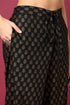 Plus Size Black Viscose Rayon Solid Woven Design Straight Suit Set